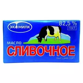 Масло сливочное Экомилк 82,5% 180г