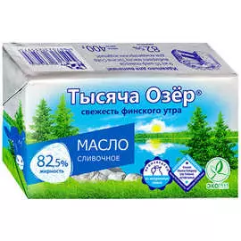 Масло Тысяча Озер 82,5% 0,4кг