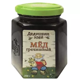 Мед гречишный Дедушкин Улей 250г