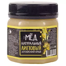 Мед липовый Планета Сибирь 300г