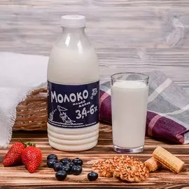 Молоко пастеризованное Нашей дойки 3,4-6% 1л