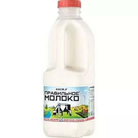 Молоко пастеризованное Правильное Молоко 3,2 - 4% 900 мл