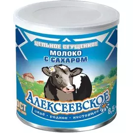 Молоко сгущенное с сахаром Алексеевское 8,5% 360г