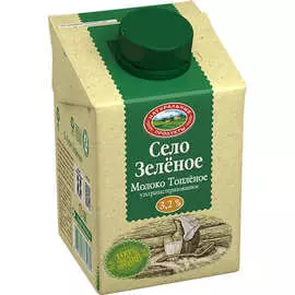 Молоко топленое Село Зеленое 3,2% 487мл