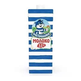 Молоко ультрапастеризованное Простоквашино 3,2% 950мл