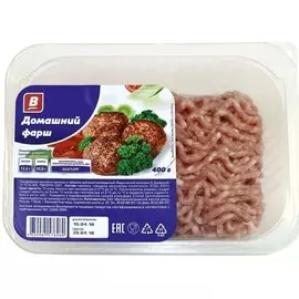 Мясо охлажденное фарш домашний В 400г