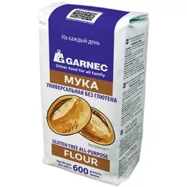 Мука универсальная без глютена Гарнец 600 г