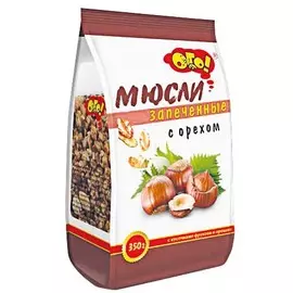 Мюсли запеченные с орехом Ого! 350г
