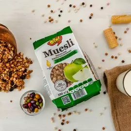 Мюсли запеченные с яблоком Ого! 350 г