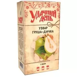 Напиток груша дичка Удачный день 1л