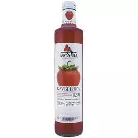 Напиток клубника сильногазированный Ascania 0,5л