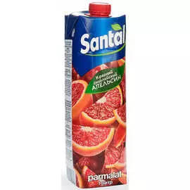 Напиток сокосодержащий красный сицилийский апельсин Santal 1л