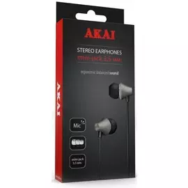 Наушники с микрофоном Akai HD-619B черные