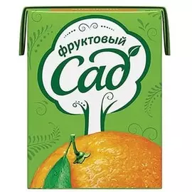 Нектар апельсин Фруктовый сад 0,2л