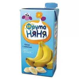 Нектар банановый с мякотью Фруто Няня 0,5л