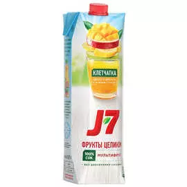 Нектар фрукты целиком мультифруктовый с мякотью для детского питания J7 0,97л