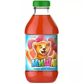 Нектар морковь яблоко малина с мякотью Миша 0,33л