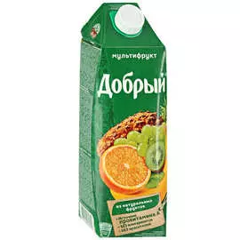 Нектар мультифруктовый Добрый 1л