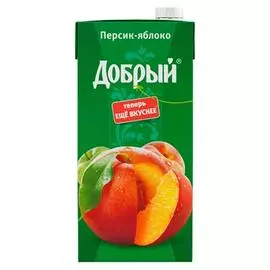Нектар персик яблоко Добрый 2л