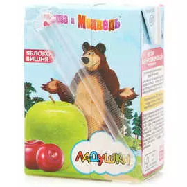 Нектар яблочно-вишневый Маша и Медведь 0,2л