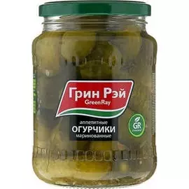 Огурцы корнишоны маринованные Green Ray 720мл