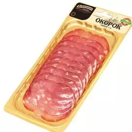 Окорок по-Егорьевски сырокопченый нарезка 115г