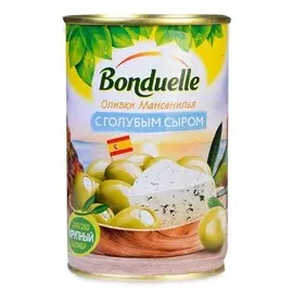 Оливки Мансанилья сыром Bonduelle 314мл