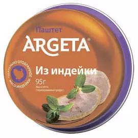 Паштет из мяса индейки ARGETA 95г