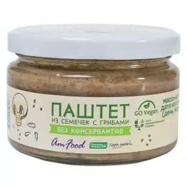 Паштет из семечек с грибами Am food 200г