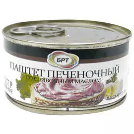 Паштет печень со сливочным маслом Елинский 190 г