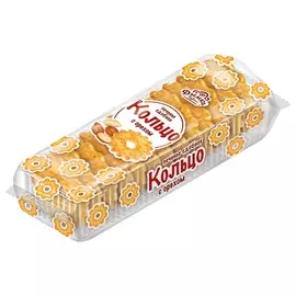 Печенье кольцо с орехом Дымка 225г