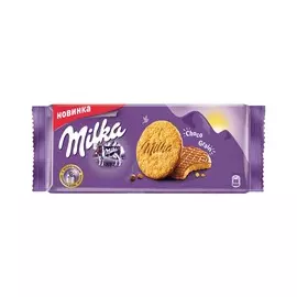 Печенье с овсяными хлопьями в молочном шоколаде Милка 168г