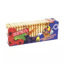 Печенье сахарное мак и изюм Тирлим 400г