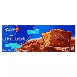 Печенье сливочное в молочном шоколаде Bahlsen 125г