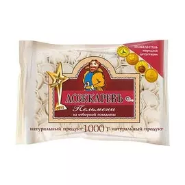 Пельмени из отборной говядины Ложкаревъ 1кг