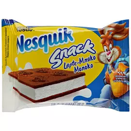 Пирожное Nesquik бисквитное с молочной начинкой 26г