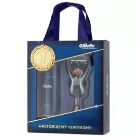 Подарочный набор GIL FUS бритва, 1 кассета, гель Gillette