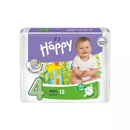 Подгузники Bella baby Happy Maxi по 12 шт