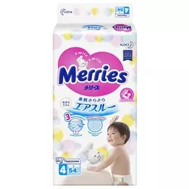 Подгузники Merries L 9-14кг 54шт