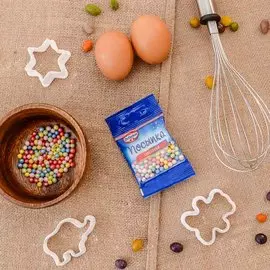 Посыпка цветная жемчужинки Dr.Oetker 10г
