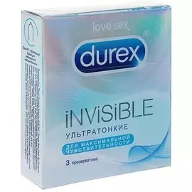 Презервативы Durex Invisible 3