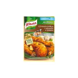 Приправа для сочной курицы с чесночными травами Кнорр 27г