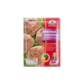 Приправа на второе мясные котлеты по-домашнему Трапеза 30г