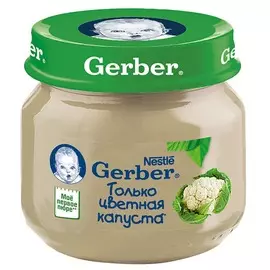 Пюре цветная капуста Gerber 80г