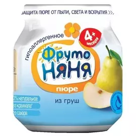 Пюре грушевое Фруто Няня 110г