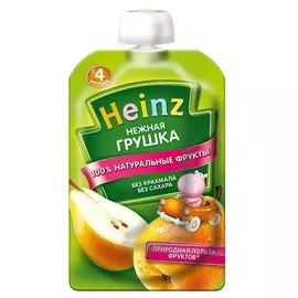 Пюре нежная грушка Хайнц 100г