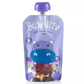 Пюре яблоко, чернослив, слива Busy Lizzy 100г