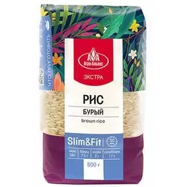 Рис экстра бурый длиннозерный Агро-Альянс 0,8кг