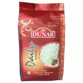 Рис Басмати Дейли длиннозерный шлифованный Dunar 500г