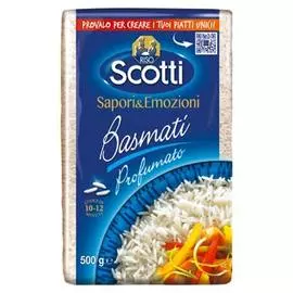 Рис длиннозерный шлифованный Riso Scotti Basmati 550г